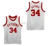 Pittsburgh Pythons The Fish That Basketball Jerseys Saved Julius Erving Moses Guthrie #35 Mens Stitched Custom Any Name