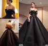 Ny Black Saudiarabien Formella kvällsklänningar Sweetheart Beading Ball Gown Vintage Arabic Vestidos de Fiesta Prom Party Gowns anpassade