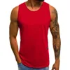 Chaleco de verano para hombre 2019, camiseta informal a la moda sin mangas con cuello redondo, ropa de gimnasio transpirable de algodón, camisetas sin mangas para culturismo para hombre