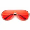 2019 Brand Популярные Cолнцезащитные очки Большой кадр ВС очки для женщин Мужчины Классический Металл Цельный объектива Винтажные солнцезащитные очки очки Shades