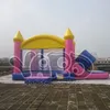 Comercial Grau Inflável Castelo Bouncy Jumpers Bouncer Trampoline Moonwalk Jumper com corrediça para crianças e adulto