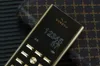 Unlocked Original Brand V01 Luxury Gold Black Metal Body Housing Mobile Phone Dual Sim card Cell Phones Bluetooth FM Mp3 Camera cellphones