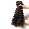 50% Off Virgin Hair Extensions Brazilian Hair Bundle Deals Deep Wave Human Hair Weaves 4PCS Lot Brazillian Wholesale Natural Weave