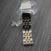 Watch Accessories 18mm 20mm 22mm 24mm Watchband Polished Solid Stainless Steel Butterfly Buckle Strap Bracelet For Bretiling266G