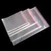 Clear white Resealable Cell phone OPP Poly Bags Transparent Opp Bag Packing Plastic Bags Self Adhesive Seal 46cm 610cm1420cm9992905