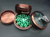 Atacado 5 sharpstone colorido 2,0 Herb Grinder com alça de alumínio manivela CNC pedra afiada fumar tabaco Grinder DHL transporte livre