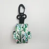 Neoprenkåpa för 30 ml Hand Sanitizer Bottle Sleeve med Clip-on Key Chain Soft Printed Neopren Hand Sanitizer Gel Holder