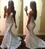 White Rhinestones Prom Dresses Mermaid Sweetheart Sweep Train Mid East Long Party Dresses Dubai Strapless Prom Gown HY716