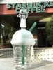 Billiga Starbuck Bongs Mini Starbucks Cup Glas Bongs Sandblästrade Glasrör för rökning Olje Riggar Glas Vatten Bongs och Nail Hookah