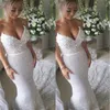 Sparkle Sequined Mermaid Wedding Dresses With Sequins Sash Paillette Lace Sweetheart Bridal Dress shiny vestido de noiva