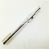 High Quality 17 Open Hole Flute C Tune silver Plated Professional musical instrument includes case and cleaning rod Free Shipping