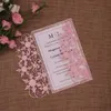 50pcs Christmas Snowflake invitations snow Flower Laser Cut Wedding Invitation Card custom white Lace Invites6853485