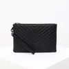 classic V shape womens bag handbags purse real leather clutch bags celebrities Evening bag ladies Leisure and fashion joker wallet