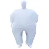 Ropa de sumo inflable de Halloween, disfraces divertidos con tema gordo, muñecas para caminar, conjunto blanco, ropa de rendimiento, muchos colores