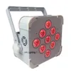 8 sztuk Wolność Par50 Light 9x18W RGBWAUV Akumulator LED bezprzewodowy DJ Zniszczenie PAR może zapalić wzięta