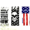 18650 Battery Sleeve Skin PVC Heat Shrinkable Tubing Wrap National USA Flag Vaping Proverbs Skeleton Skull Army Re-wrapping DHL Free