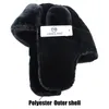 Sovjetisk armé militärmärke Ryssland Ushanka Bomber Hats Pilot Trapper Trooper Hat Winter Faux Rabbit pälar Earflap Men Snow Caps D19016839148