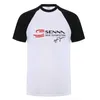 Ayrton Senna T-shirt Herr Kortärmad bomull Senna Drive to Perfection T-shirt Top Tees Tshirts LH-148