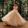 2020シンプルオフ肩の恋人のウェディングドレスエレガントなAllain Garking Beach Tulele Bridal Gown Vestido de Noiva