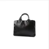 Mens Leather Briefcase Laptop Bags Travel Bag Soft Shoulder Bags Business Man Handbag Male Formal Briefcases290h