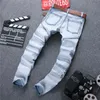 Mäns Jeans Hi-Q Vintage Men's Denim Stretch Pantalones Ripped Mens Skinny Brand Slim Uomo Byxor Man Byxor1
