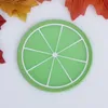 Cup Mat Pad Coaster Fruit Shape Silicone Cup Pad Slip Isolation Pad Hot Drink Mats YQ01879