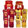 Maillot de basket-ball universitaire USC Trojans Brian 24scalabrine pas cher Lisa 33leslie Cheryl 31miller University Ed maillots