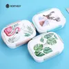 WorthBuy Japanse kleurenpatroon Bento Box 304 roestvrijstalen lunchbox met compartimenten voor kinderen Schoolvoeding Container Box C18112301