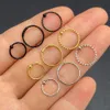 3PCS /Pack Surgical Steel Captive Bead Ring Ear Hoop Nose Ring Loop Ear Tragus Cartilalge Piercing Ring Body Jewelry Earring