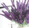 12heads Artificial Flowers PE Lavender Fallo Flower Wedding Flower Bouquet Kunstbloemen Piante false di erba artificiale GB5332228663