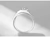 Original Solid 925 Silver Ring Men Wedding Jewelry Inlay Sona CZ Diamant Stone Engagement Rings for Men M0455205604