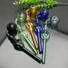 Полноцветная гламурная длинная стеклянная чаша стеклянная вода для ручки кальян