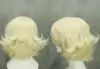blonde short anime wig