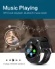 V8 Smartwatch Bluetooth Smart Watch med 0,3m kamera SIM och TF-kortklocka för Android System Smartphone i lådan