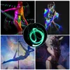 PROGRAMMABLE LED Fiber Optic Whip 70inch 360° Swivel Super Bright Light Up Rave Toy EDM Pixel Flow Lace Dance Festival1169920