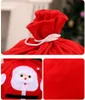 3 rozmiary torby na prezenty świąteczne Duże małe torba Święta Mikołaj Nonfoven Torba prezentowa z bólu świątynnym Święta Bożego Narodzenia dla dzieci2225428