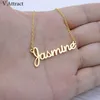 Handmade Jeder benutzerdefinierte Name Halskette Frauen Männer Schmuck Personalisierte handgemachte Halsketten Choker Geschenk Freundschaft