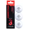 Stiga palline ping pong 3 star 40 plastica 40 poly training official ittf approvato seamedpong ball4355745