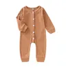 Vêtements pour bébés Enfants Barboteuses à manches longues pour nourrissons Article en coton Combinaisons de fosse Printemps Automne Onesies Nouveau-né Boutique Vêtements Combishorts YP706