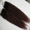 Afro Kinky Curly Heart Extension Micro Anéis 1G Brasileira Virgem Cabelo 200G Kinky Curly Micro Bead Links Remy Hair Extensões