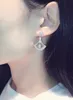 Großhandels-Designer süßer Diamant-Zirkon-Super-Glitzer-Ohrstecker mit Tropfen-Ohrhänger für Frauen und Mädchen