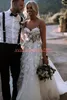 Очаровательные Цветочные Милая Сад Свадебные Платья Тюль Аппликация Пляж 2019 года Африканская весна халат невесты платье невесты бальные свадебные платья