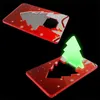 LED Card Light Novelty Credit Size Lights Protable Pocket Cards Wallet Lighting Mini Night lamp christmas tree light5070103