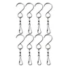 10 Pack Swivel Hooks Clips S Hooks Smooth Spinning för att hänga vindspinnare Vindklockor Kristallers Party Supply Rotatin2230145