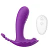 Clitoral Stimulator Invisible Quiet Panty Dildo Vibrator Anal Plug 10 Modes with Remote Controller Vibrating Sex Toys for Women Y200616