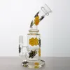 Noctilucence Glass Bong Hookahs Recycler Oil Rig Wax Water Pipe Heady Klein Bongs Dab Rigs Pipes With Bowl eller Quartz Banger Beaker