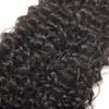 VMAE Péruvien Cheveux Cuticule Aligné Naturel Noir Pleine Tête Vierge 120g 140g 160g Client Personnalisé Crépus Bouclés Clip Dans Les Extensions De Cheveux