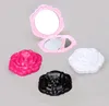 Винтаж 3D роза цветочные 2-х сторонние косметические компактные зеркальные макияж партийный карманный размер 6.5см * 6см бесплатная доставка