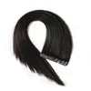 Hot Ny produktband i hårförlängning Osynlig hudväft Hårförlängning Dubbeldragen Remy Hair 12-28INCH 20 Färger Valfritt fabrikspris