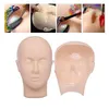 5 pezzi di pelle con pratica del tatuaggio del viso in silicone 3D Pelle sopracciglio labbra eyeline Pelli di pratica finte per pratica di trucco permanente tatuaggio4674754